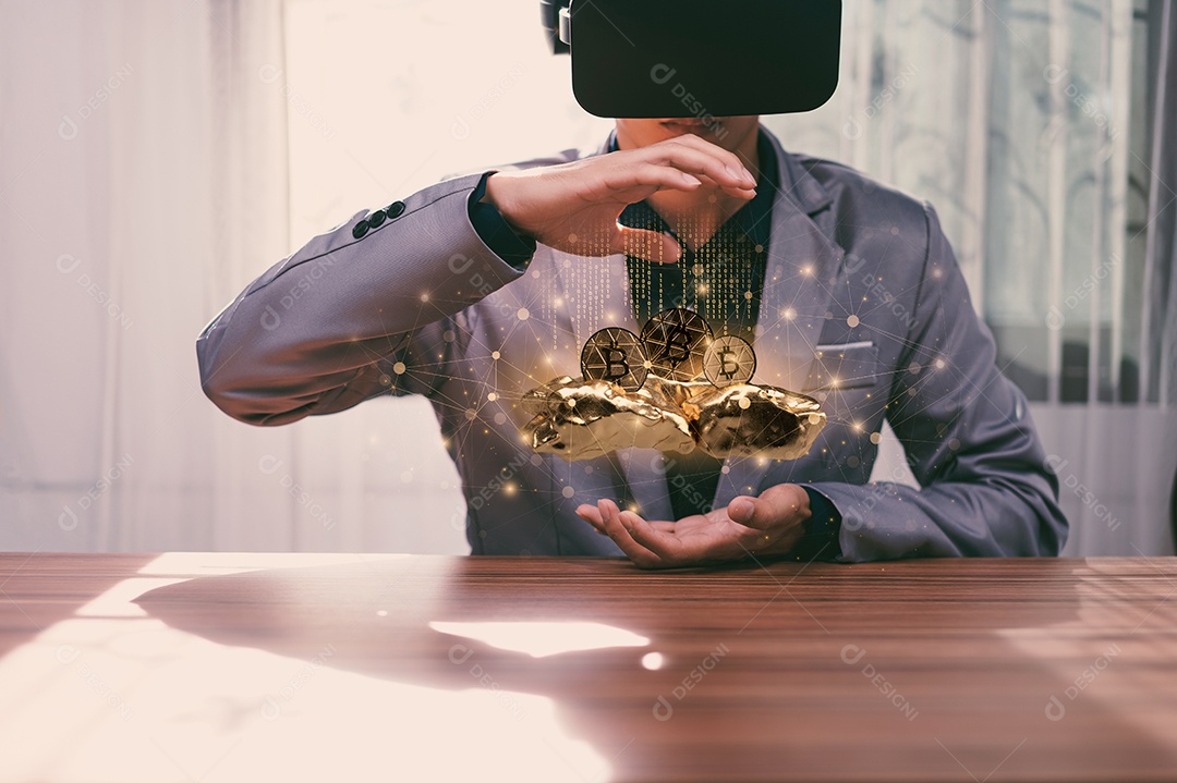 Negociação comercial de moedas criptográficas Bitcoin Trocas Investir Metaverso ações