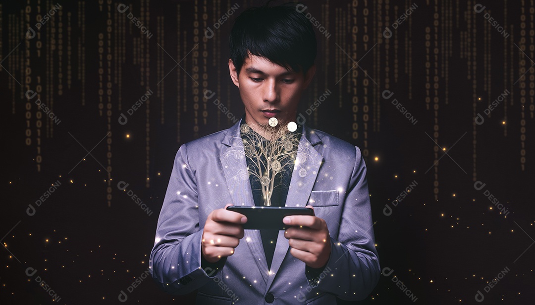 Negociação comercial de moedas criptográficas Bitcoin Trocas Investir Metaverso ações