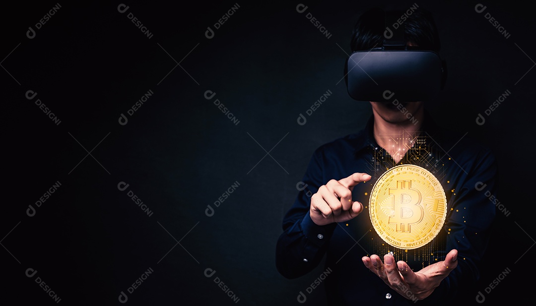 Negociação comercial de moedas criptográficas Bitcoin Trocas Investir Metaverso ações