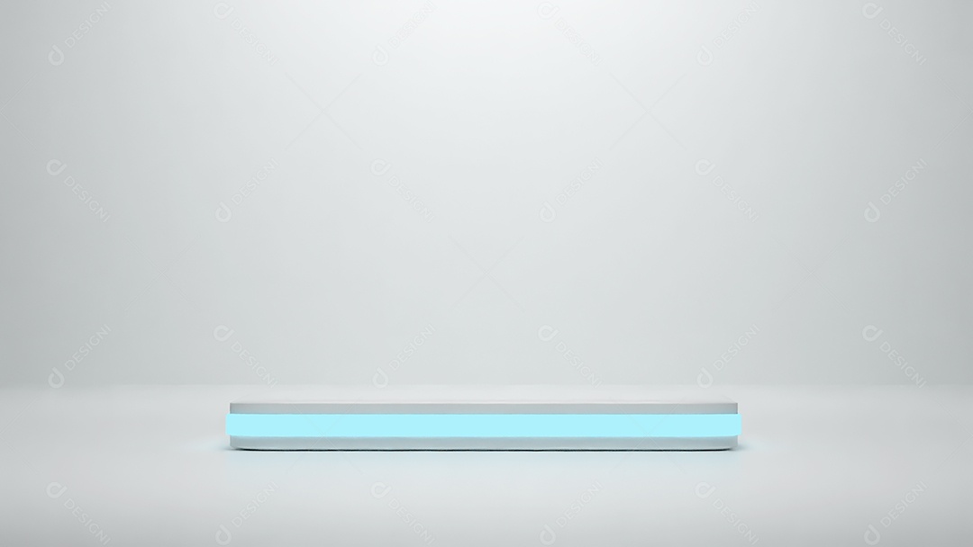 Fundo vazio e display de suporte ou prateleira com estúdio para exibição ou conceito de design