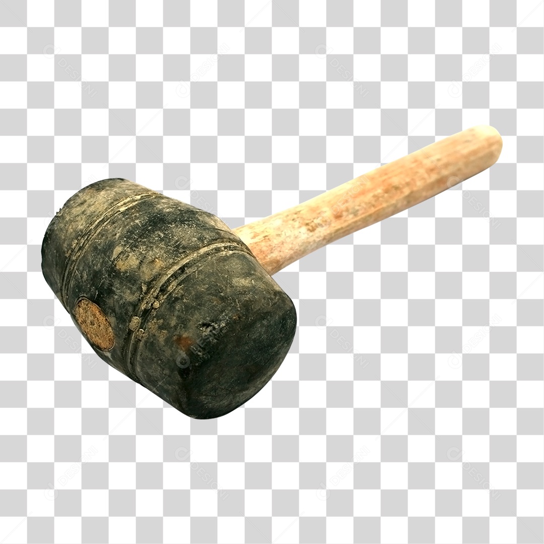 Martelo de Borracha PNG Transparente