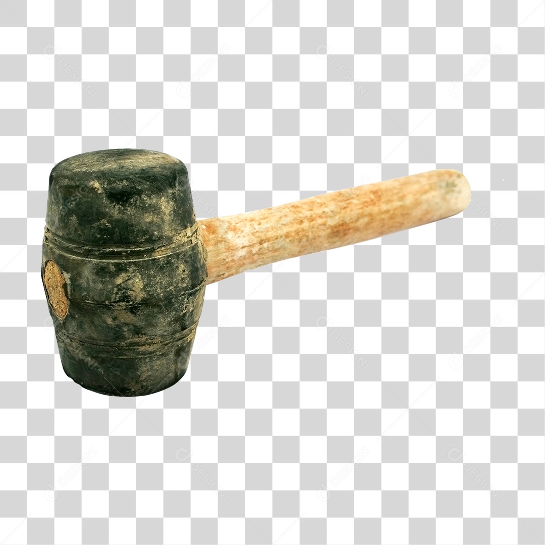 Martelo de Borracha PNG Transparente