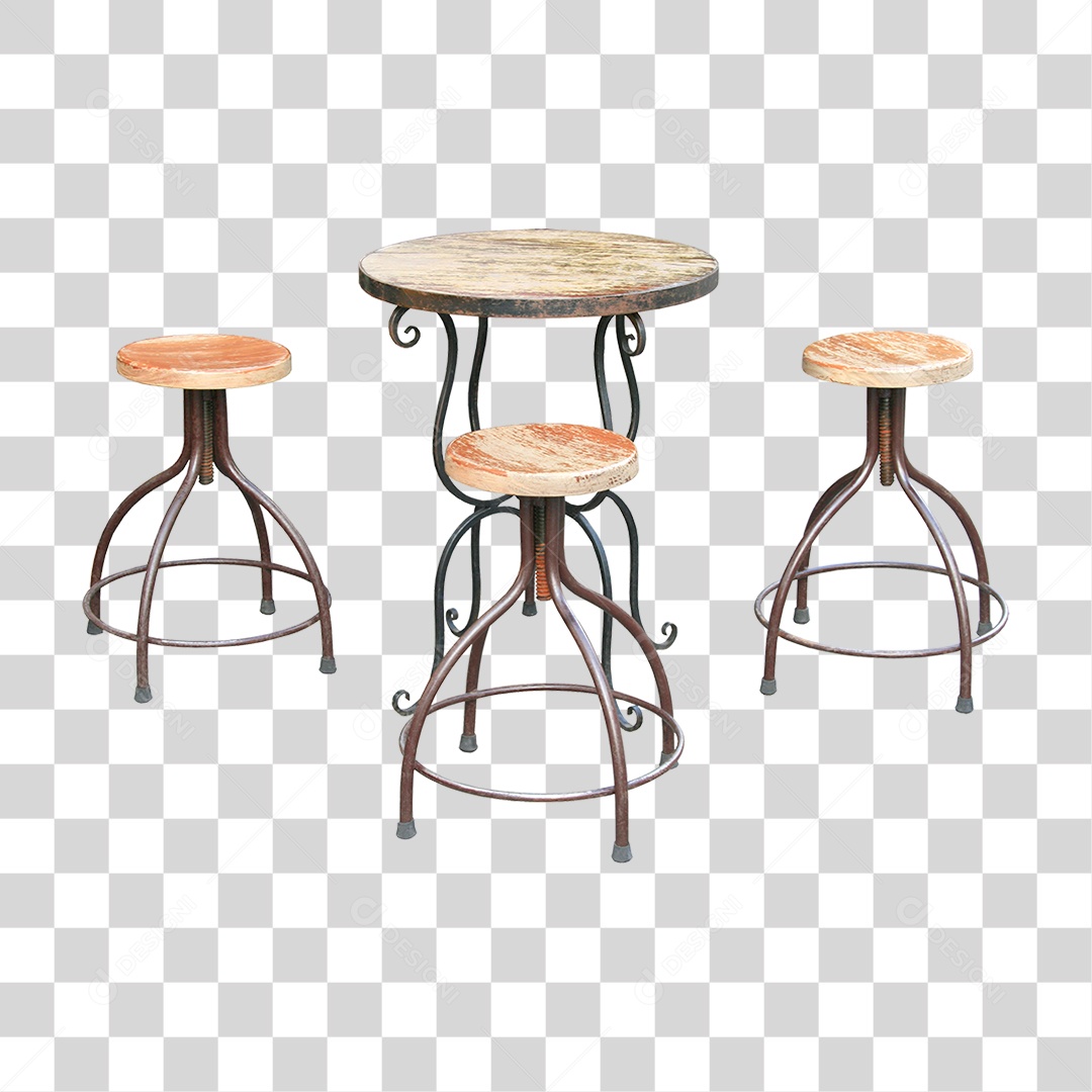 Bancos e Cadeiras Bares PNG Transparente
