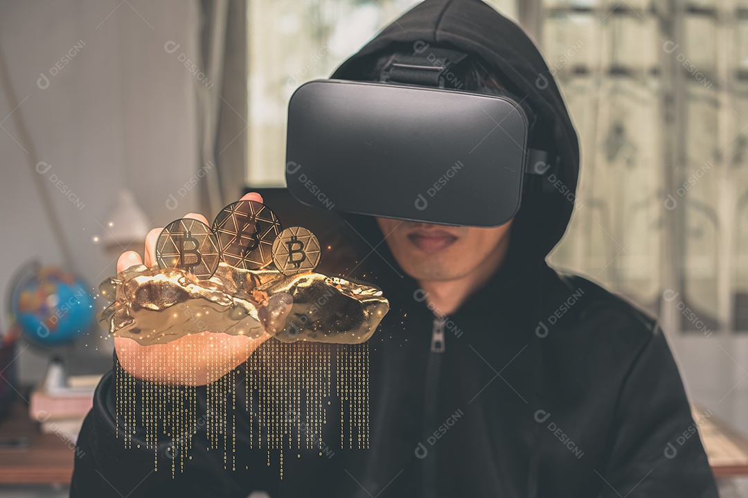 Negociação comercial de moedas criptográficas Bitcoin Trocas Investir Metaverso ações