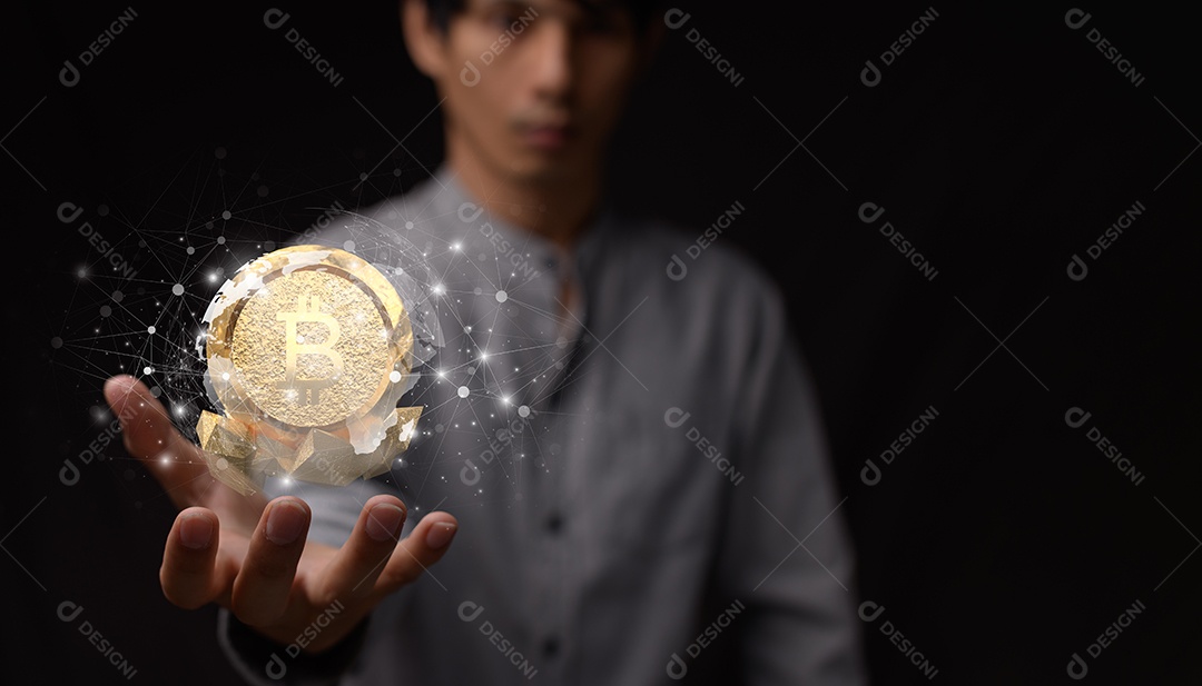 Negociação comercial de moedas criptográficas Bitcoin Bolsas Investem ações do Metaverso