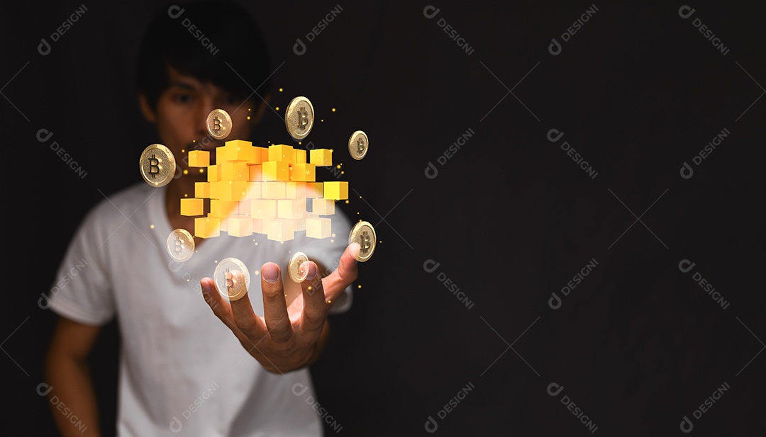 Negociação comercial de moedas criptográficas Bitcoin Trocas Investir Metaverso ações