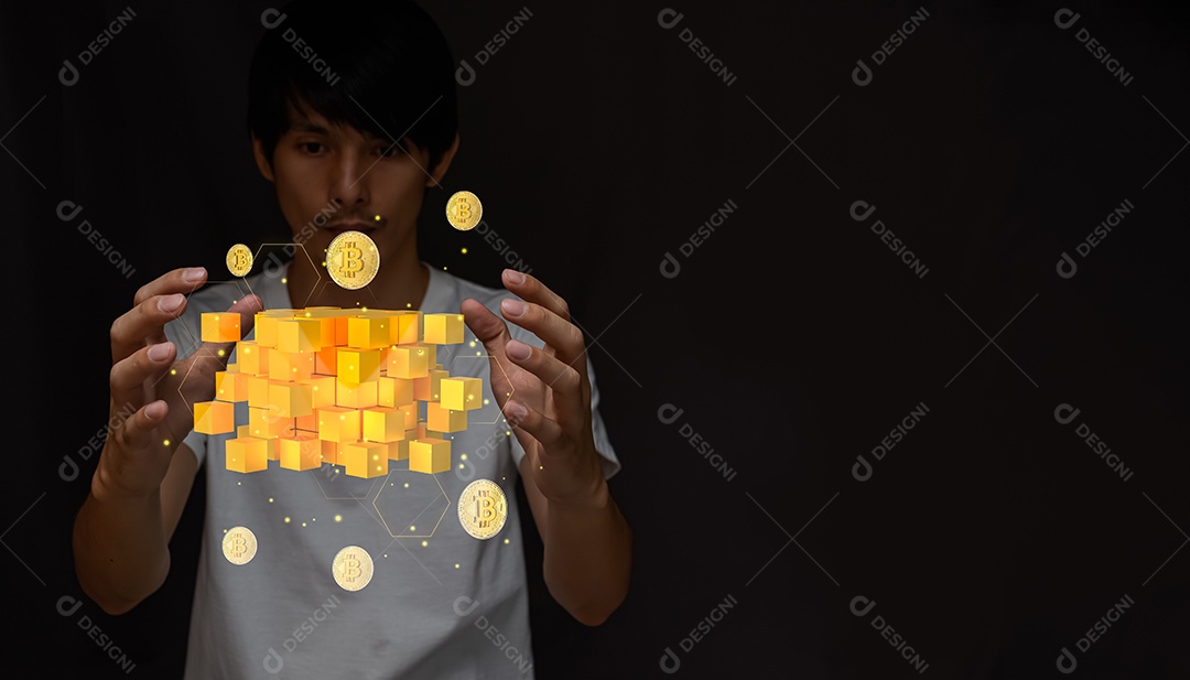 Conexão de rede blockchain Negociação de moedas de moeda criptográfica Negociação Bitcoin