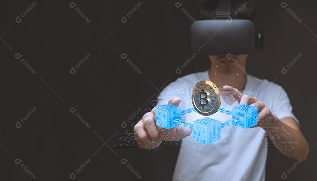 Negociação comercial de moedas criptográficas Bitcoin Trocas Investir Metaverso ações