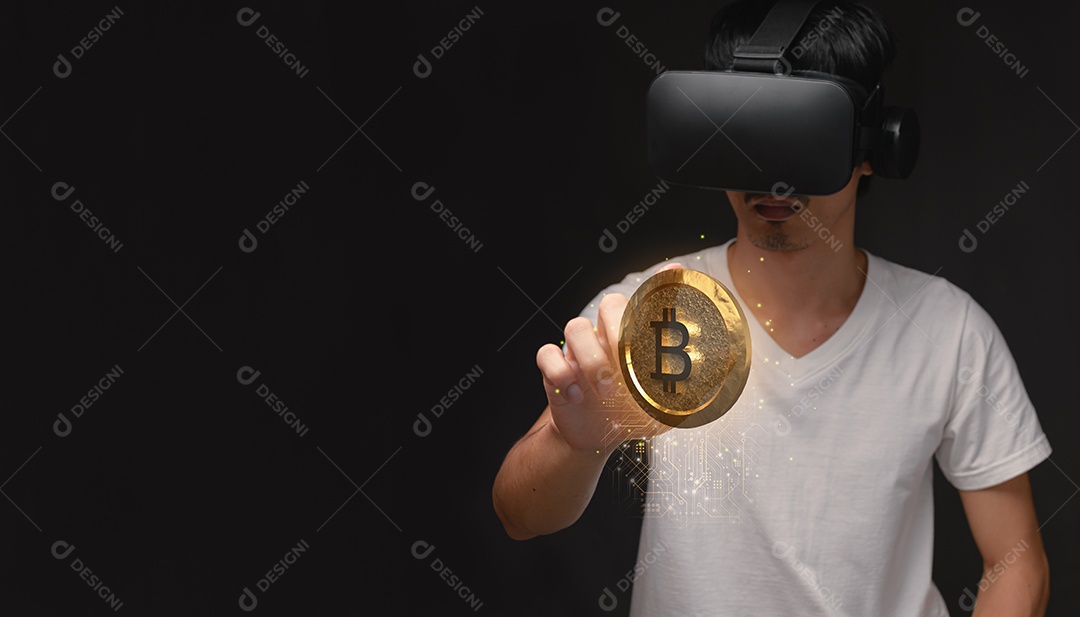 Negociação comercial de moedas criptográficas Bitcoin Trocas Investir Metaverso ações