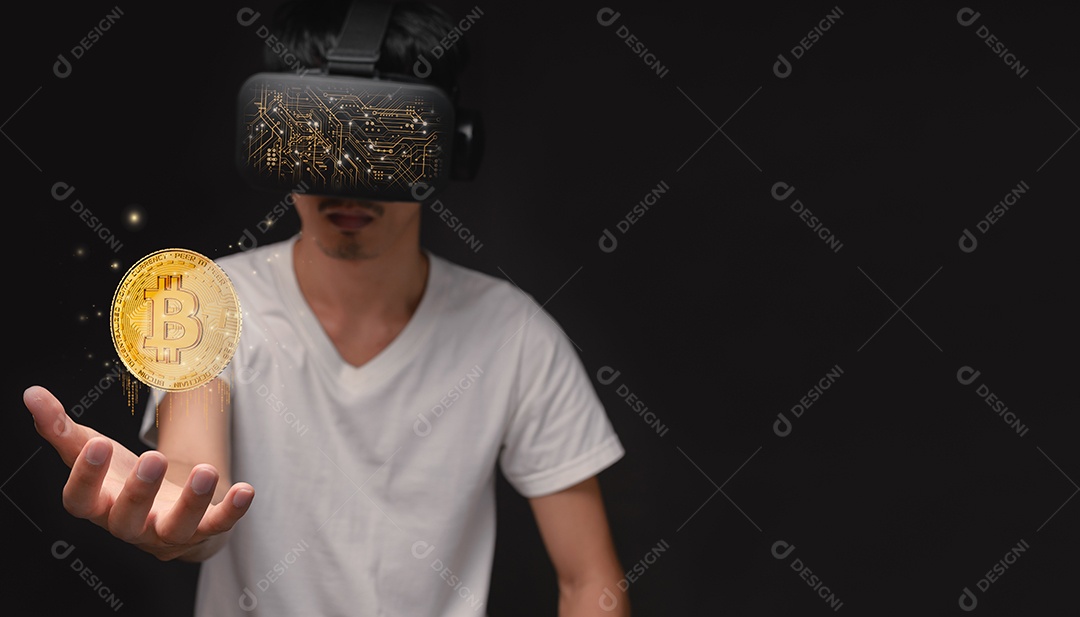 Negociação comercial de moedas criptográficas Bitcoin Trocas Investir Metaverso ações