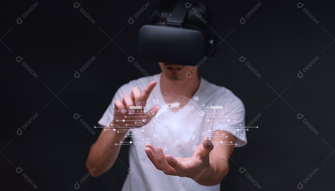 Introdução às ideias de negócios com o sistema online Metaverse