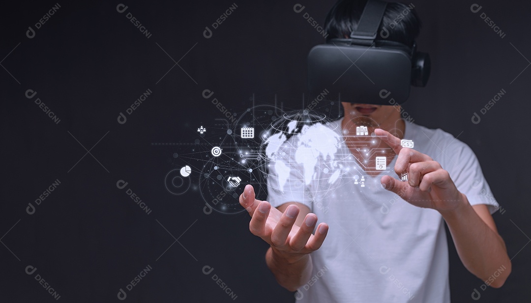 Introdução às ideias de negócios com o sistema online Metaverse