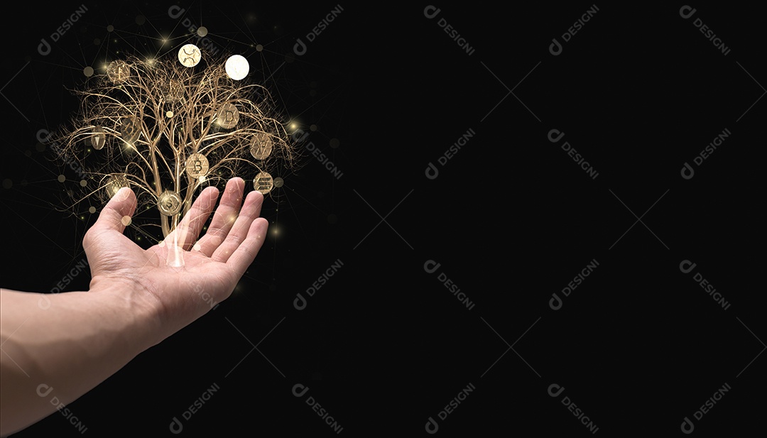 Negociação comercial de moedas criptográficas Bitcoin Trocas Investir Metaverso ações