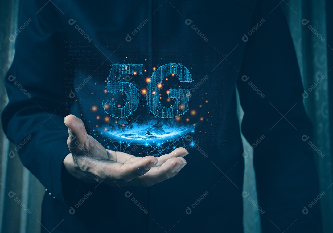 Rede de Internet 5g nas mãos de um empresário de sucesso.