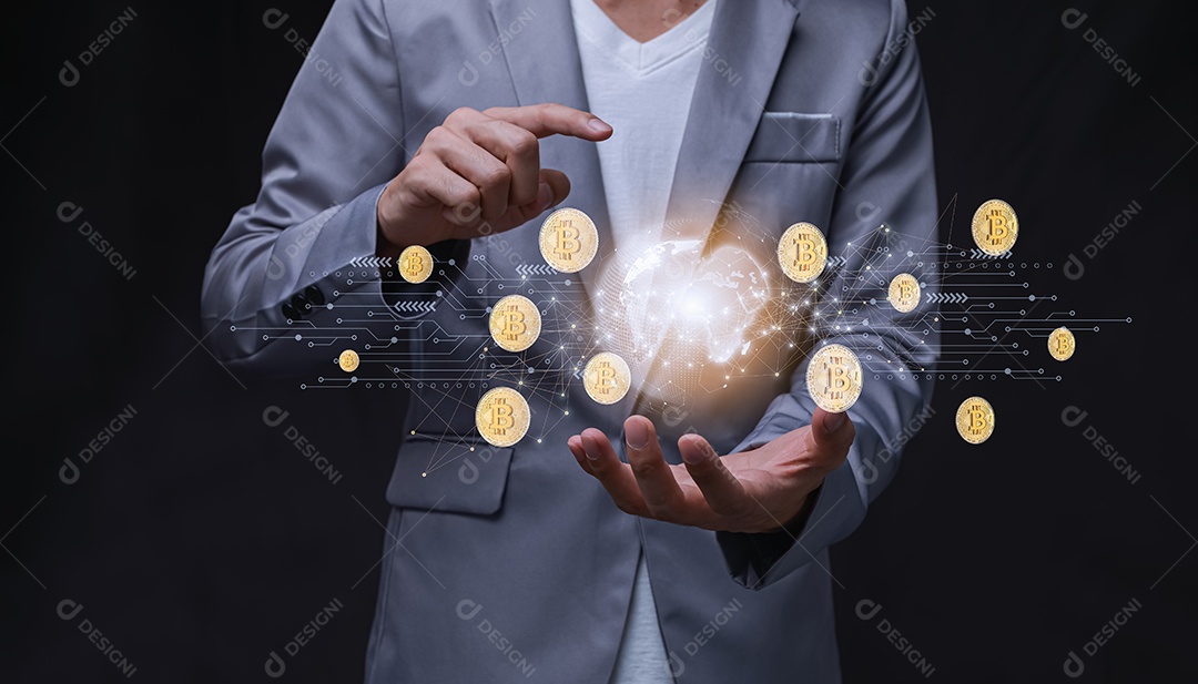 Negociação comercial de moedas criptográficas Bitcoin Trocas Investir Metaverso ações