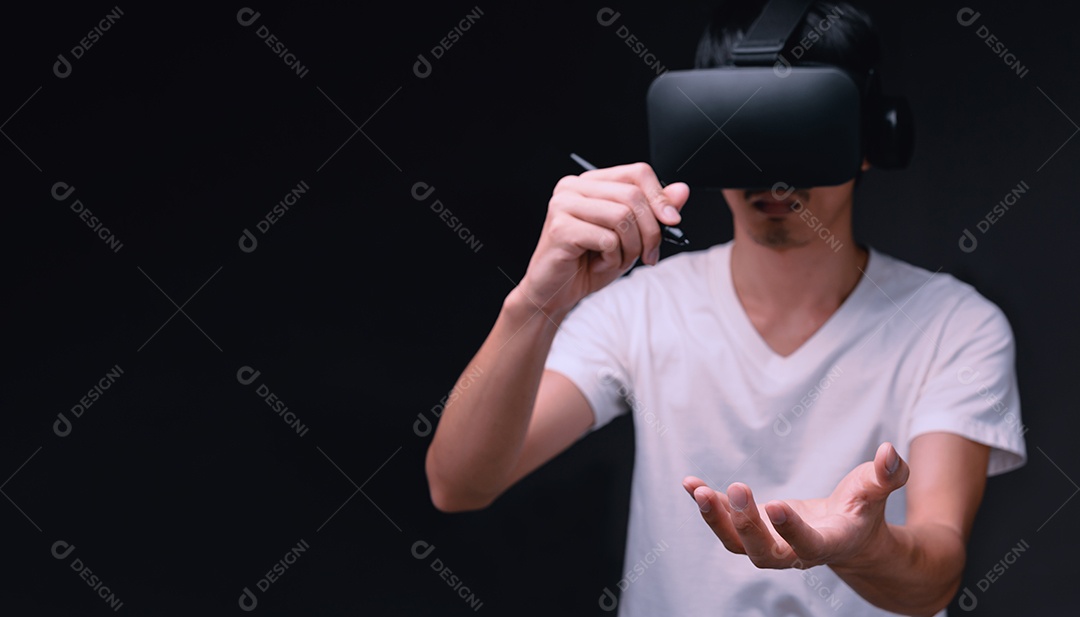 Tecnologia on-line do metaverso de conexão de óculos VR