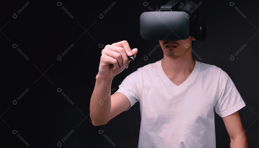 Tecnologia on-line do metaverso de conexão de óculos VR
