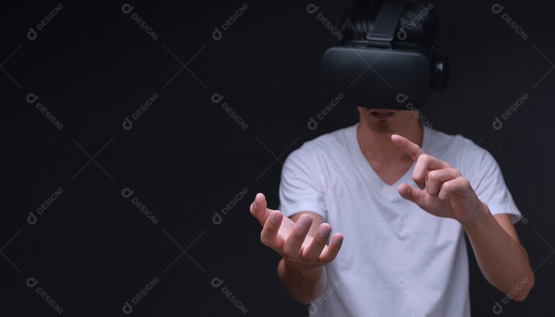 Tecnologia on-line do metaverso de conexão de óculos VR