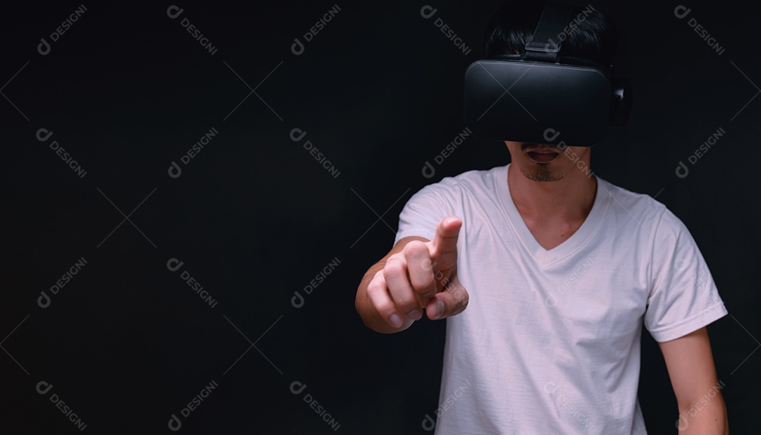 Tecnologia on-line do metaverso de conexão de óculos VR
