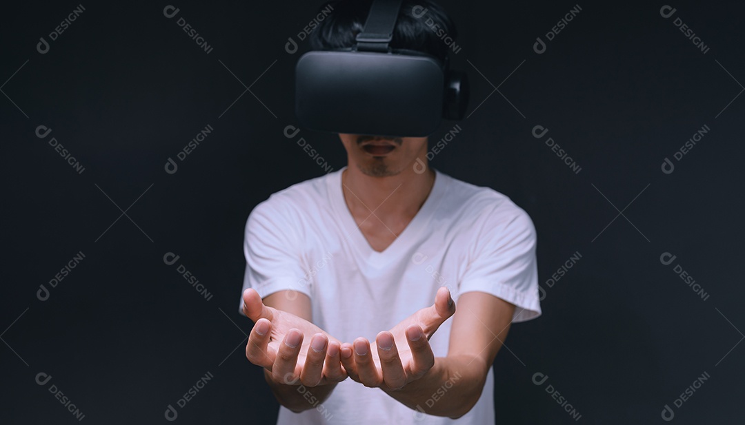 Tecnologia on-line do metaverso de conexão de óculos VR