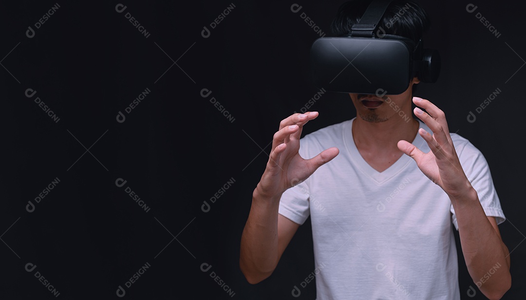 Tecnologia on-line do metaverso de conexão de óculos VR
