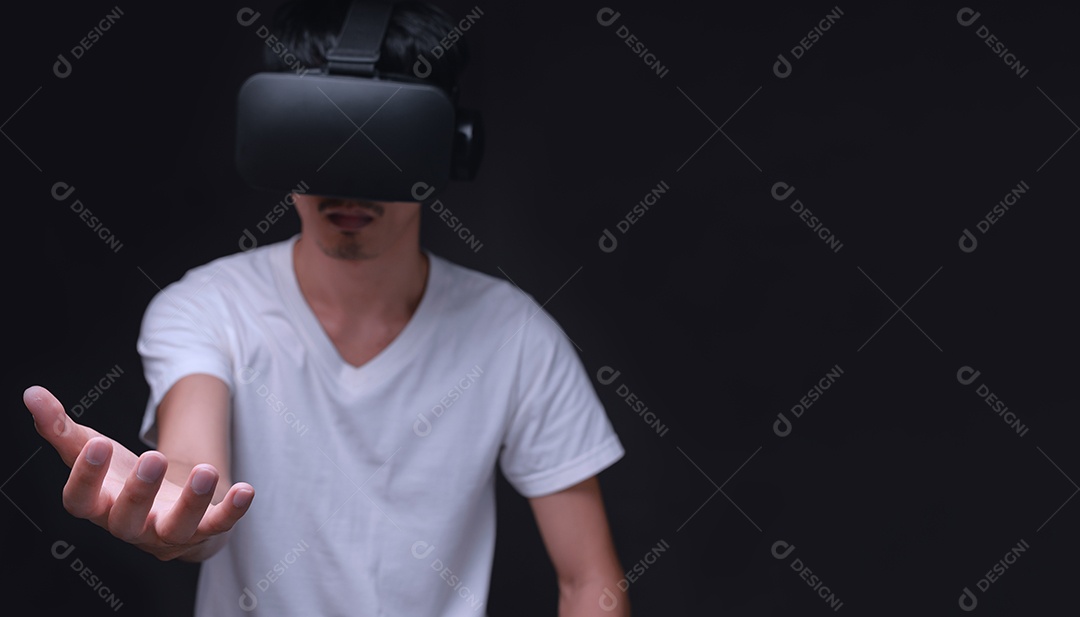 Tecnologia on-line do metaverso de conexão de óculos VR