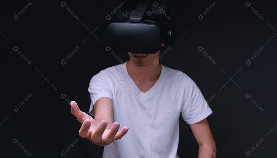 Tecnologia on-line do metaverso de conexão de óculos VR