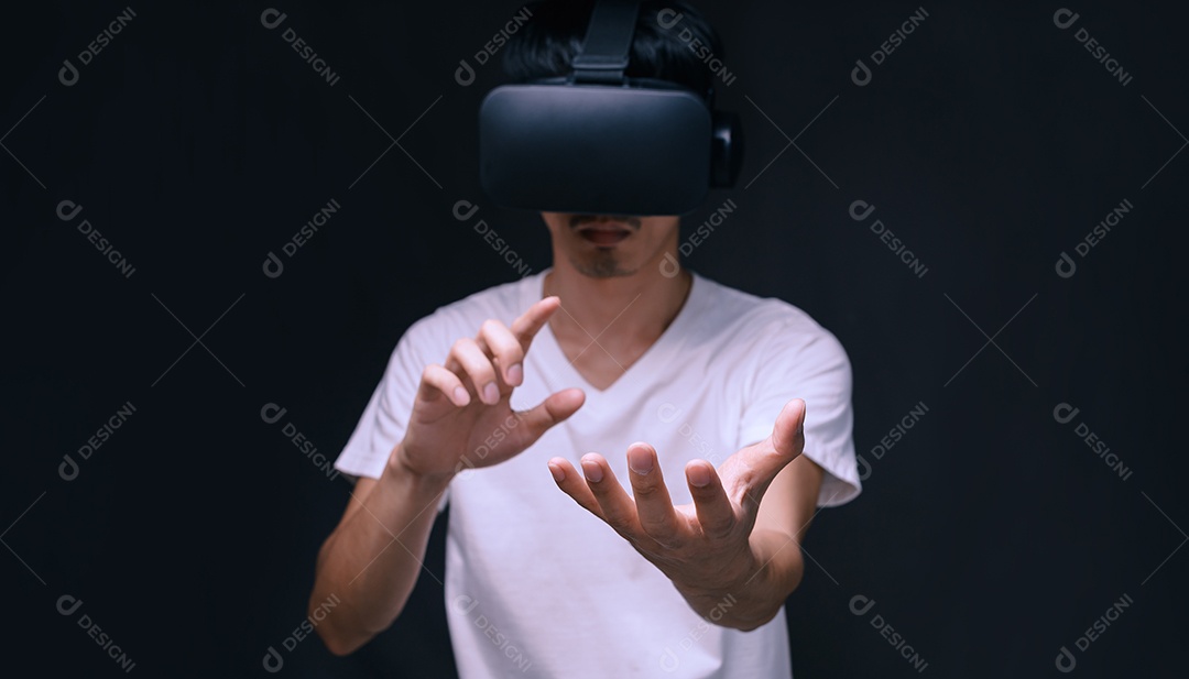 Tecnologia on-line do metaverso de conexão de óculos VR