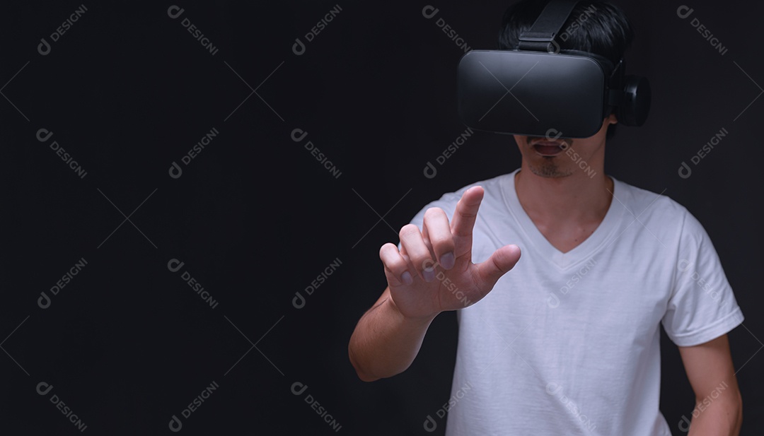 Tecnologia on-line do metaverso de conexão de óculos VR