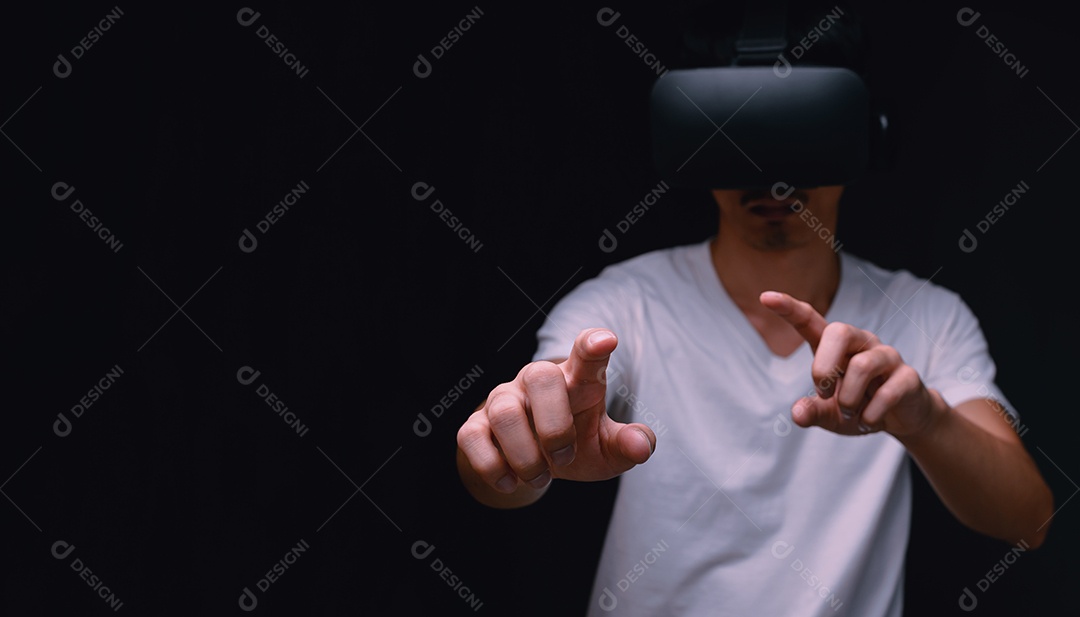 Tecnologia on-line do metaverso de conexão de óculos VR
