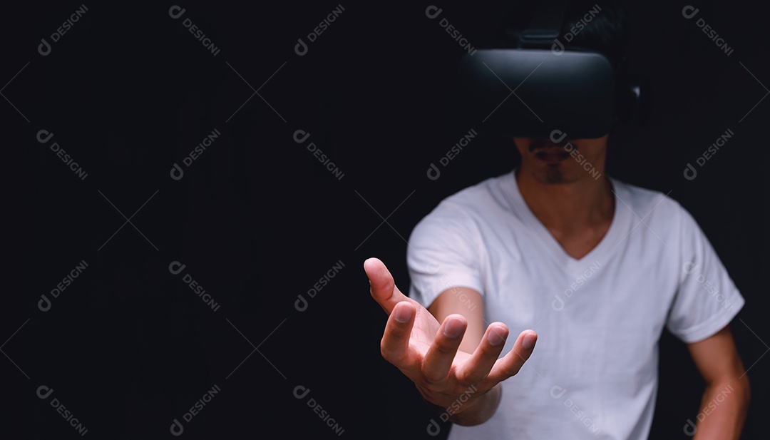 Tecnologia on-line do metaverso de conexão de óculos VR
