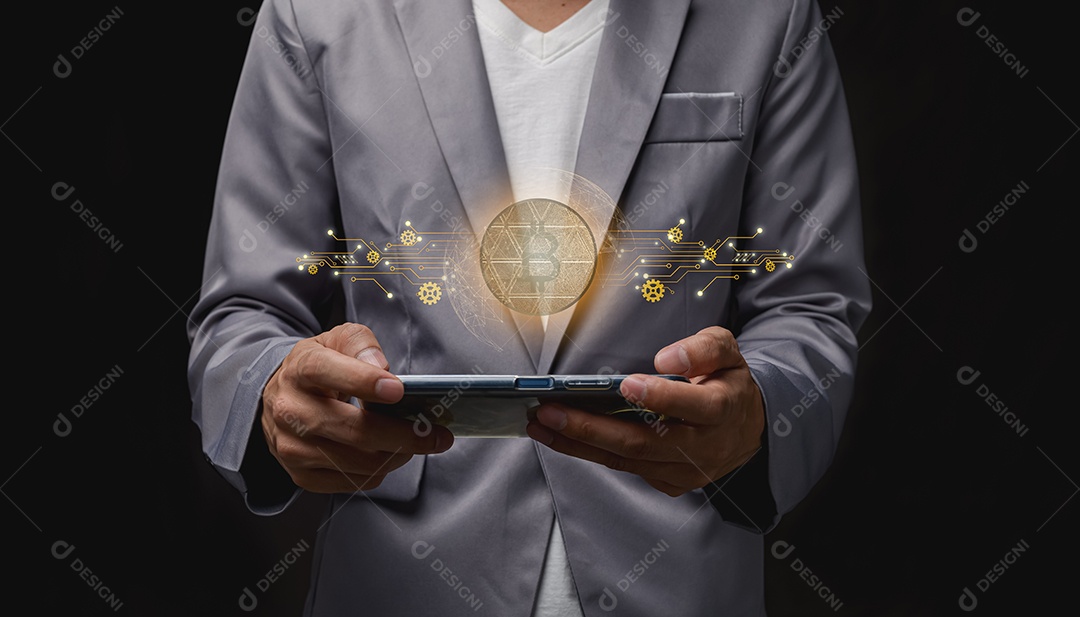 Negociação comercial de moedas criptográficas Bitcoin Trocas Investir Metaverso ações