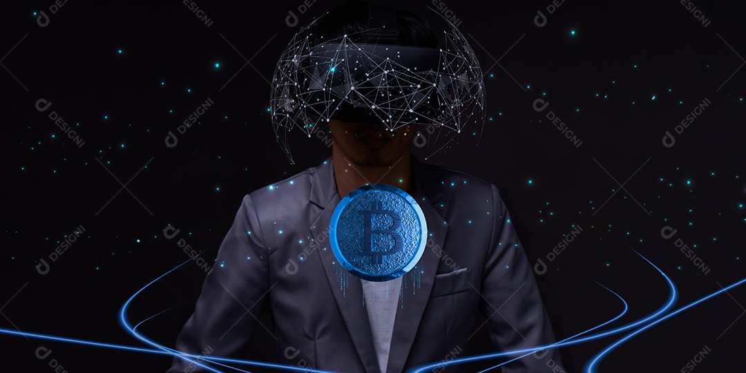 Negociação comercial de moedas criptográficas Bitcoin Trocas Investir Metaverso ações