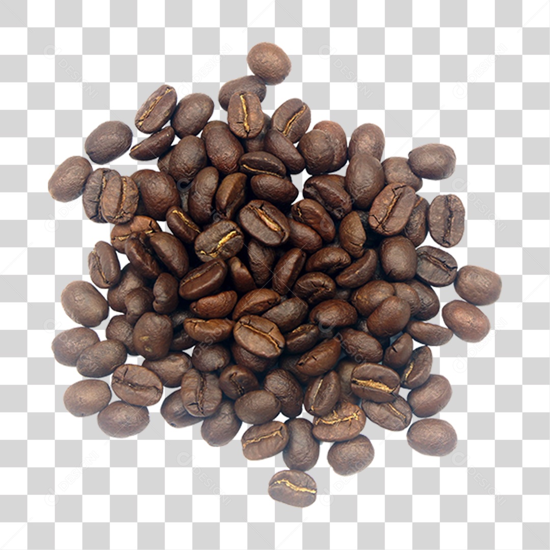 Grãos de Café PNG Transparente
