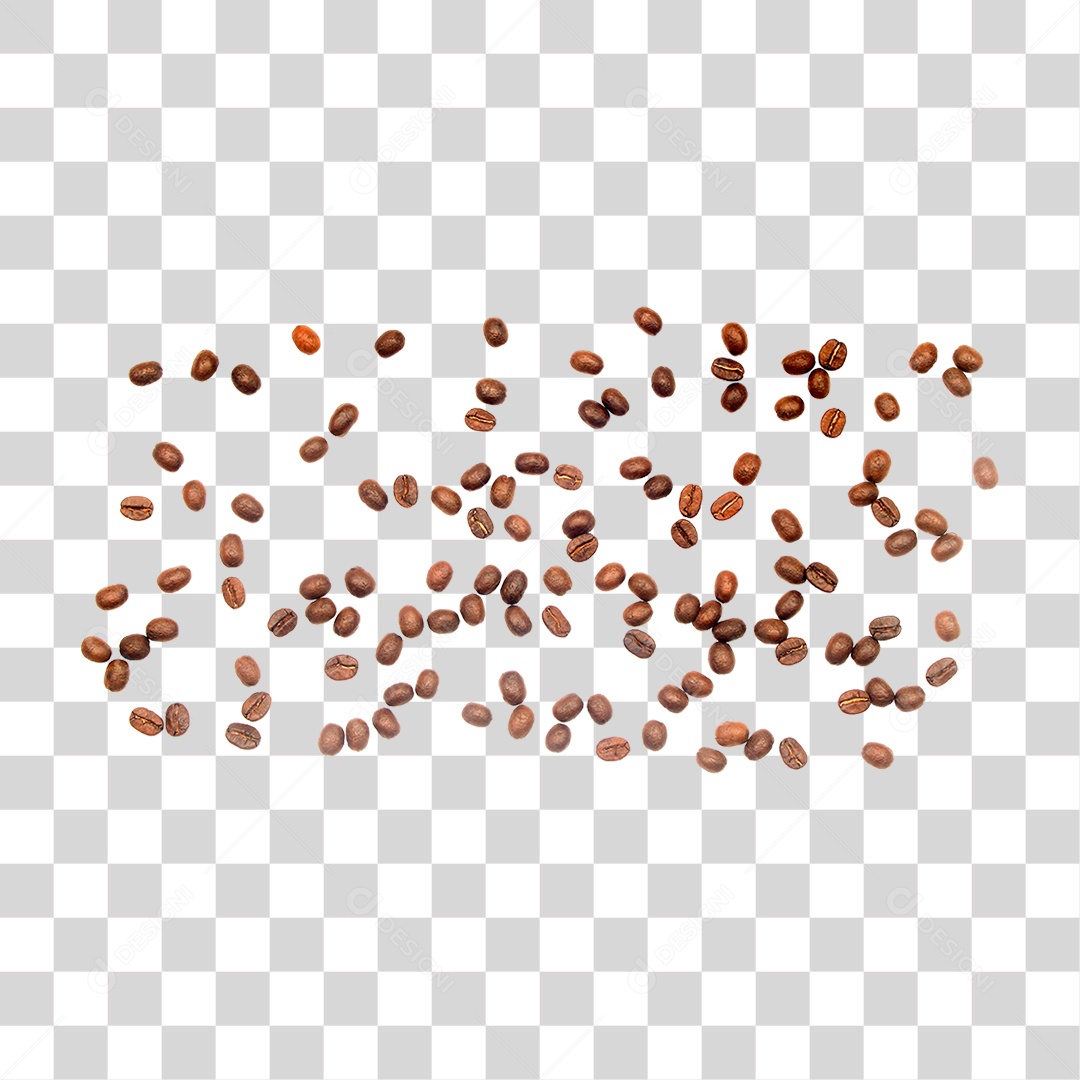 Grãos de Café PNG Transparente