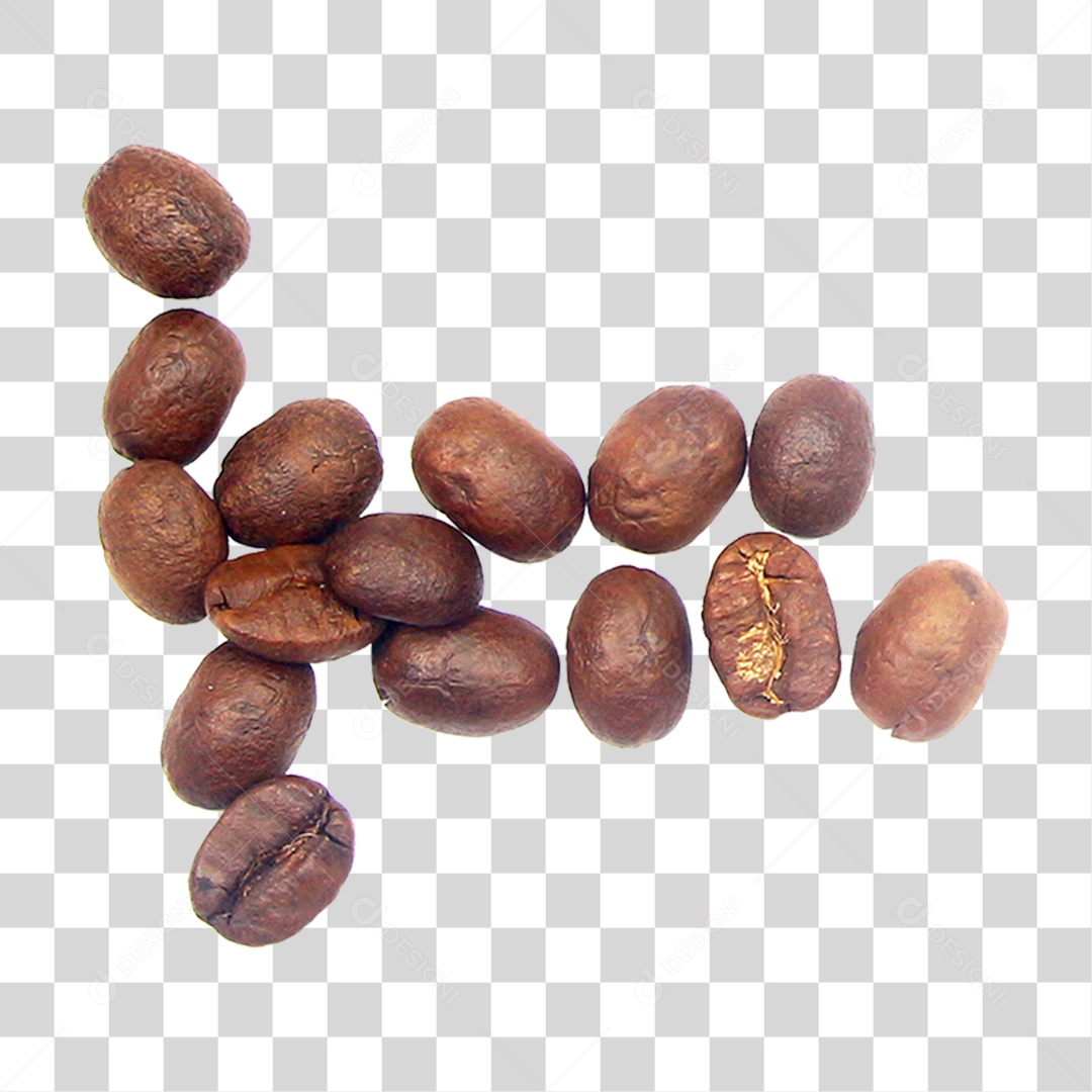 Grãos de Café PNG Transparente