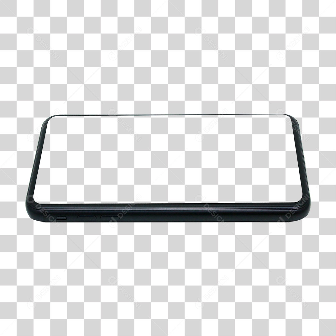 Elemento 3D Celular Transparente Modelo PNG Transparente