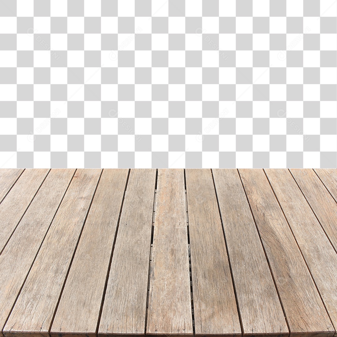 Mesa de Madeira PNG Transparente