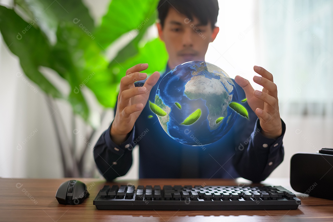 Dia Mundial da Terra 22 de abril Conceito de ecologia. Conceito do dia mundial do meio ambiente