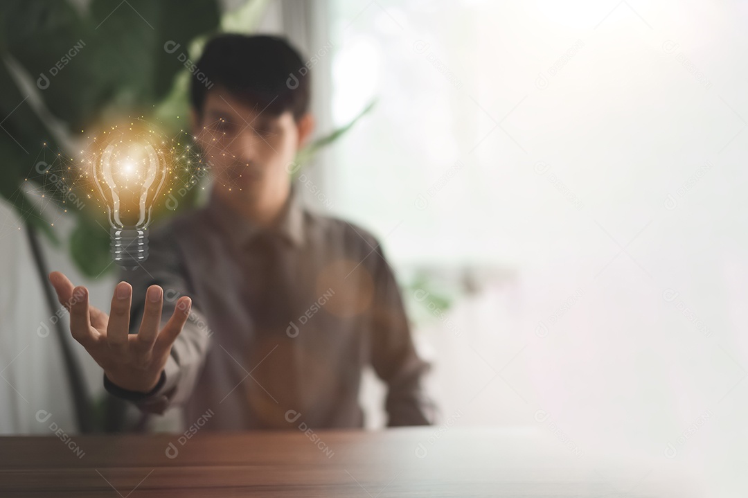 Ideia inovação e inspiração conceito ideais para desenvolvimento de negócios