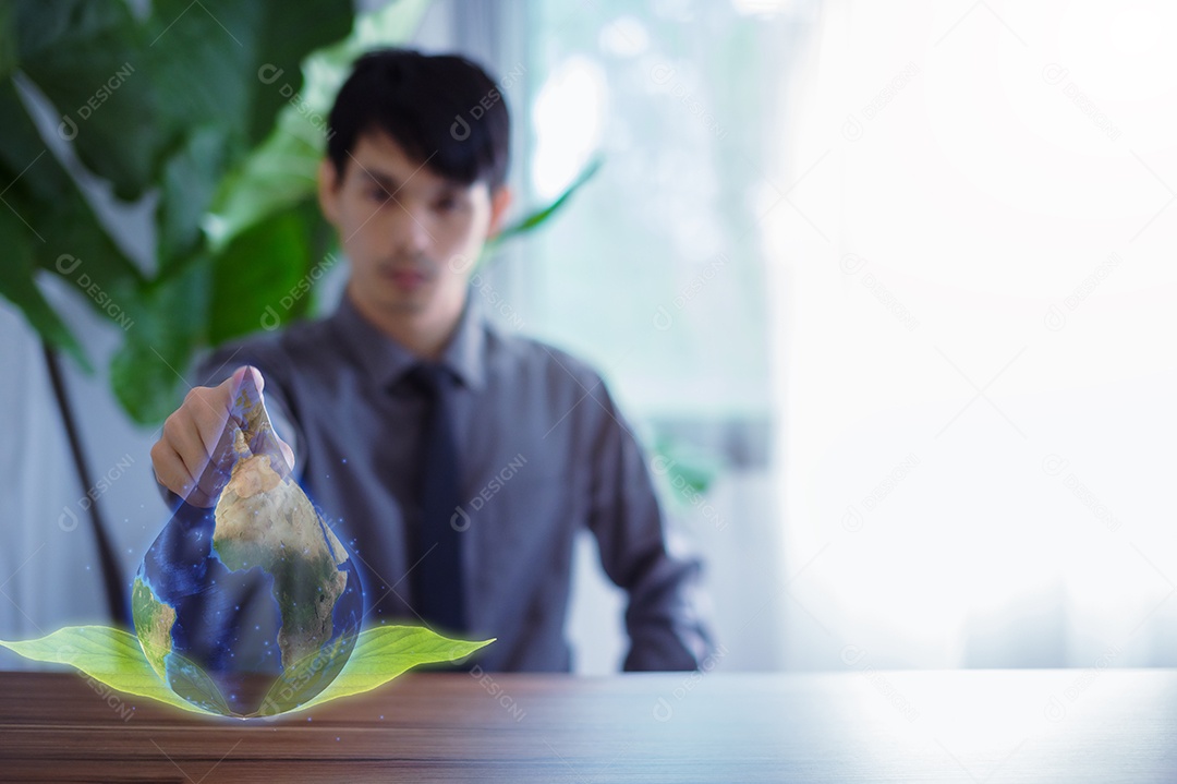 Dia Mundial da Água, salvando a campanha de qualidade da água e o conceito de proteção ambiental