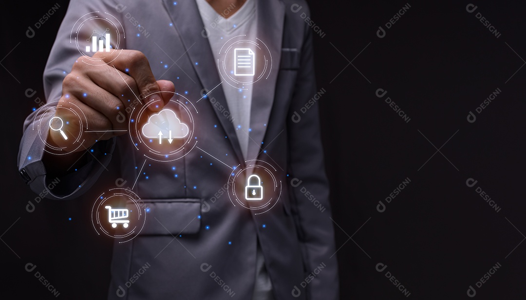 Rede de grande armazenamento de tecnologia de nuvem e sistema de metaverso