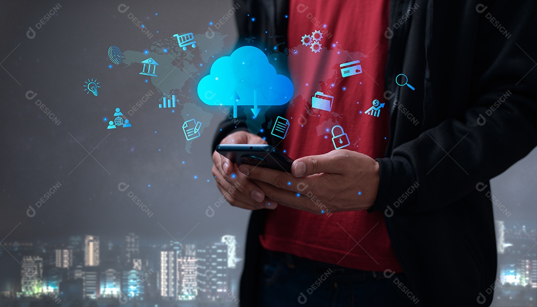 Rede de grande armazenamento de tecnologia de nuvem e sistema de metaverso