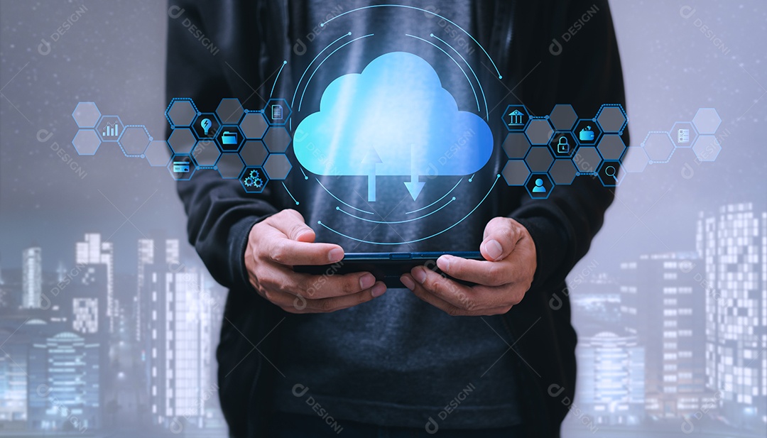 Rede de grande armazenamento de tecnologia de nuvem e sistema de metaverso