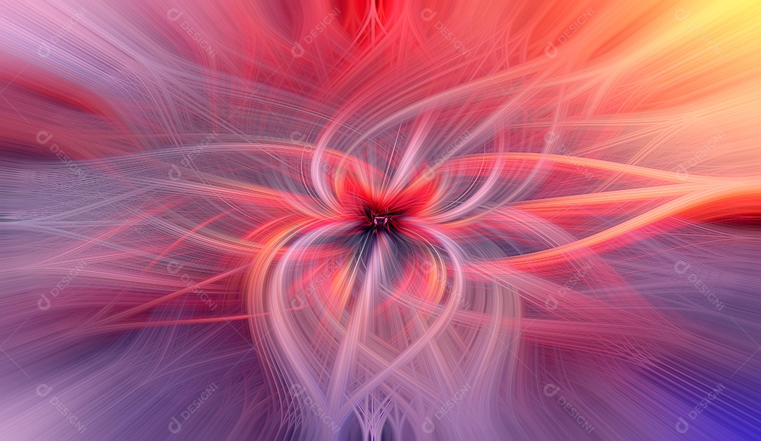 Abstratas. Fundo de cor abstrata de fibras de luz onduladas e torcidas.