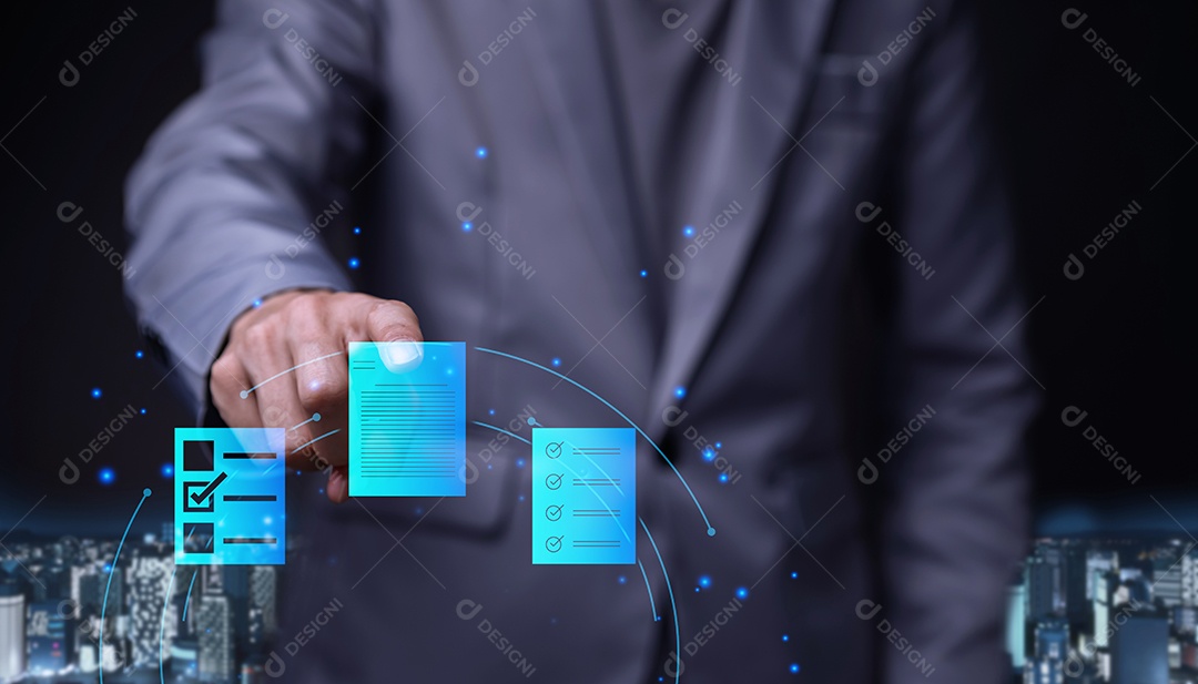 Assinatura eletrônica, gerenciamento de documentos, escritório sem papel, assinatura