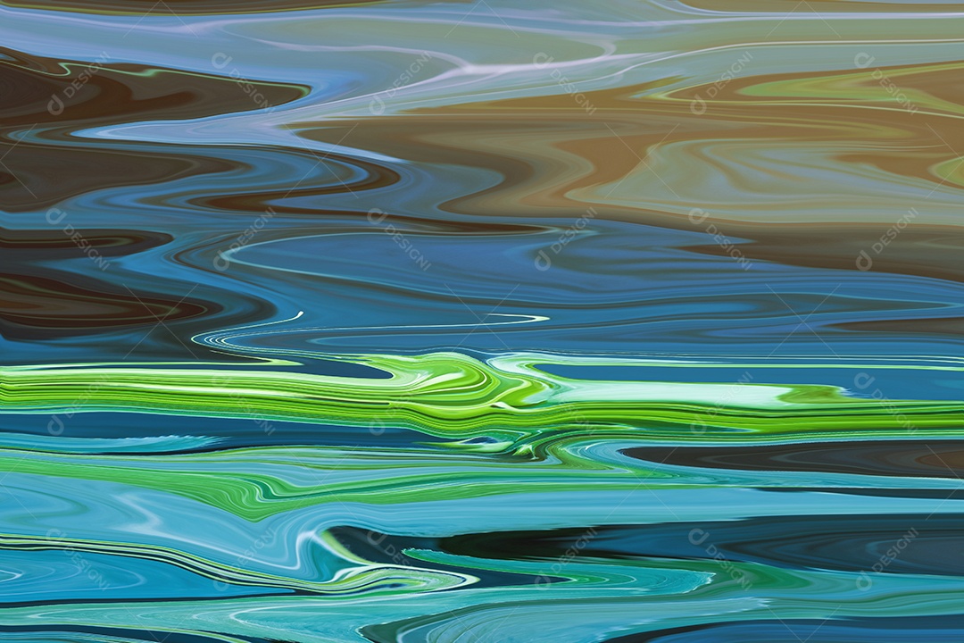 Abstrato base de tinta verde. textura acrílica com padrão de mármore