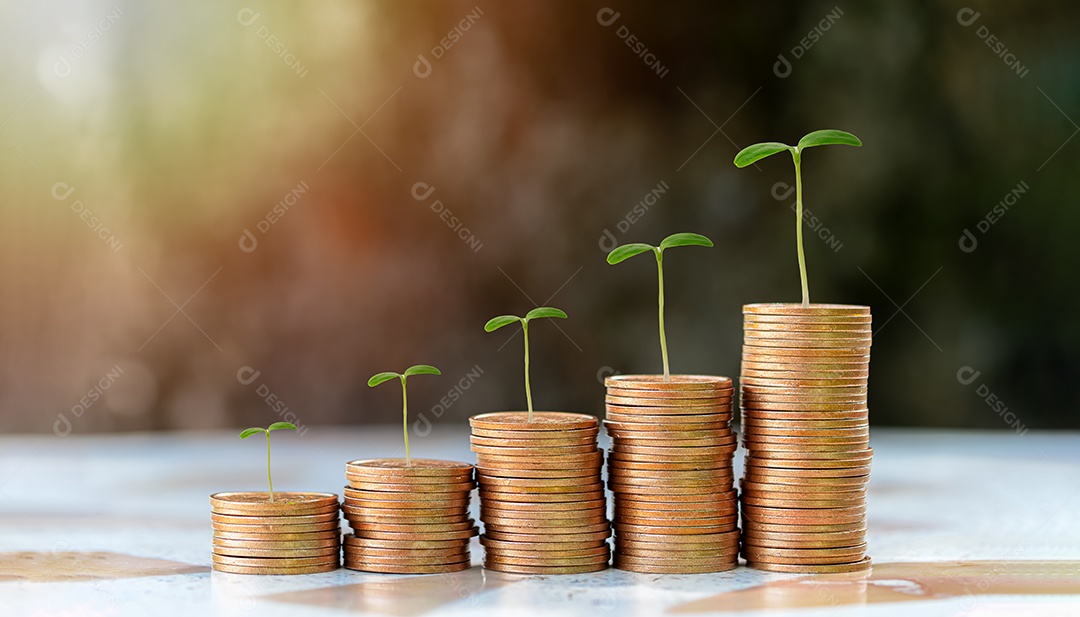 Economizando investimento, negocie, economize e obtenha lucro com juros, dinheiro