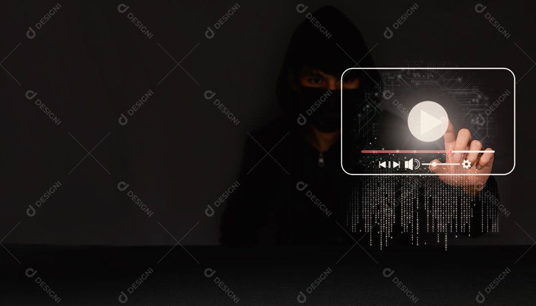 Assistindo vídeo na internet, transmissão ao vivo do metaverso digital de shows online,