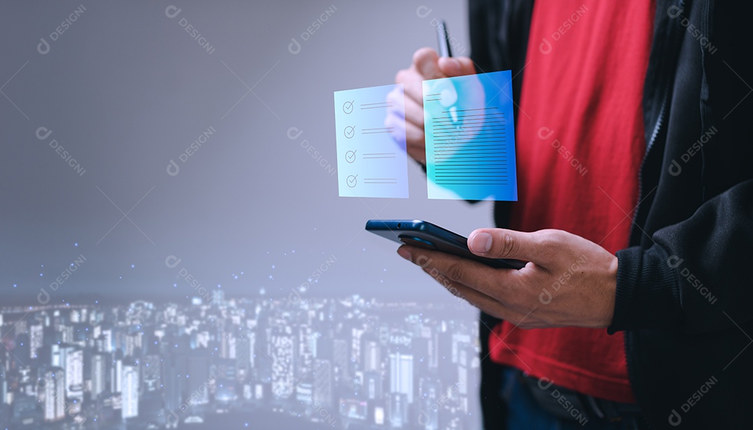 Assinatura eletrônica, gerenciamento de documentos, escritório sem papel, assinatura